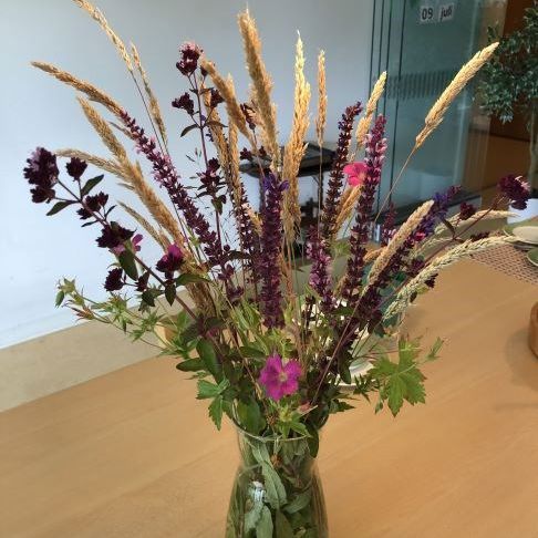 Saltum Plejecenter buket blomster
