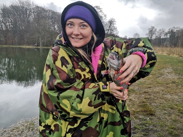 På Fisketur Ved Aggersundbroen - dagens fangst