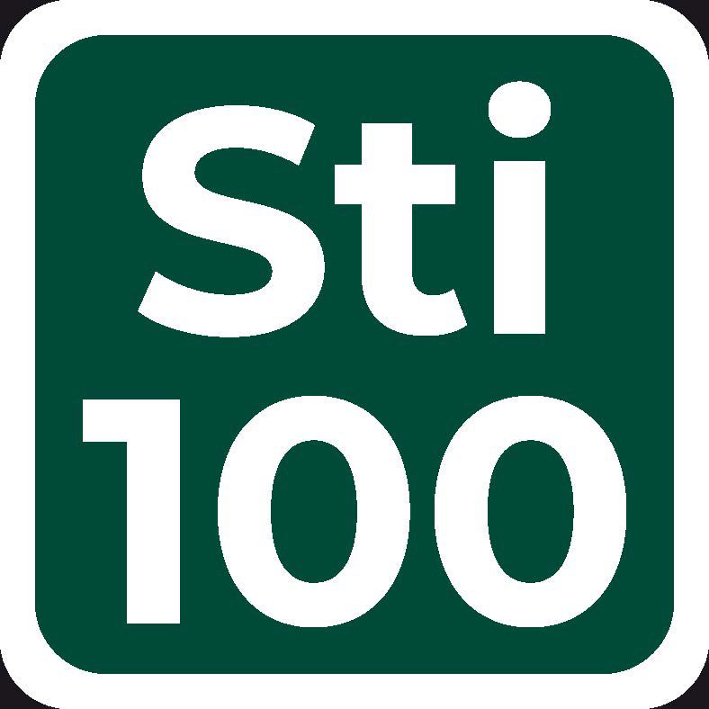 Sti 100 skilt