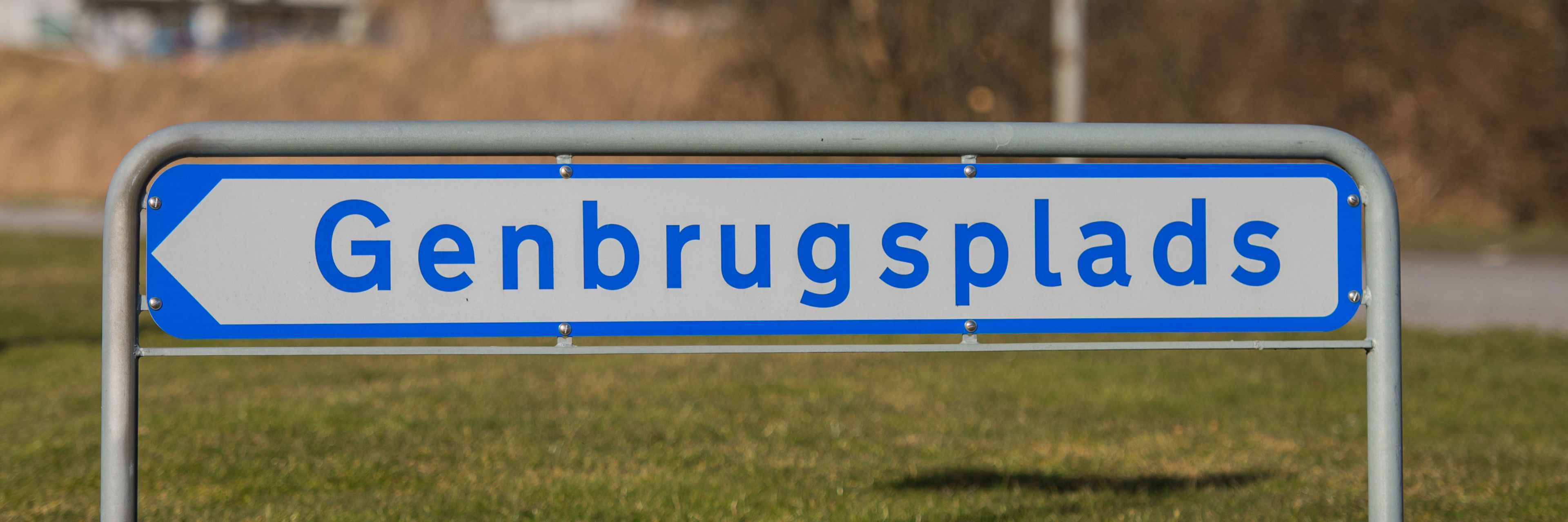 Genbrugsplads Skilt