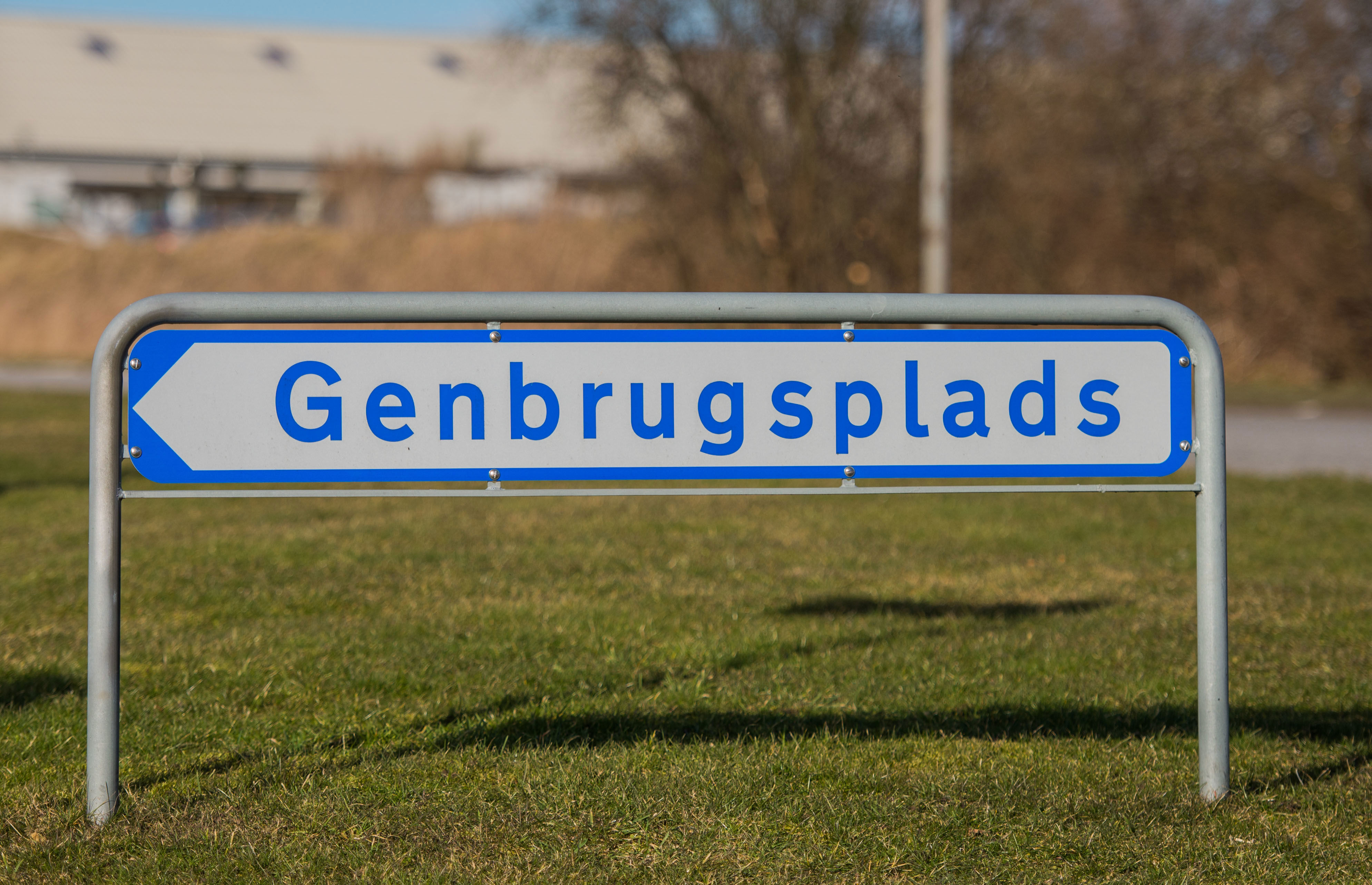 Genbrugsplads Skilt