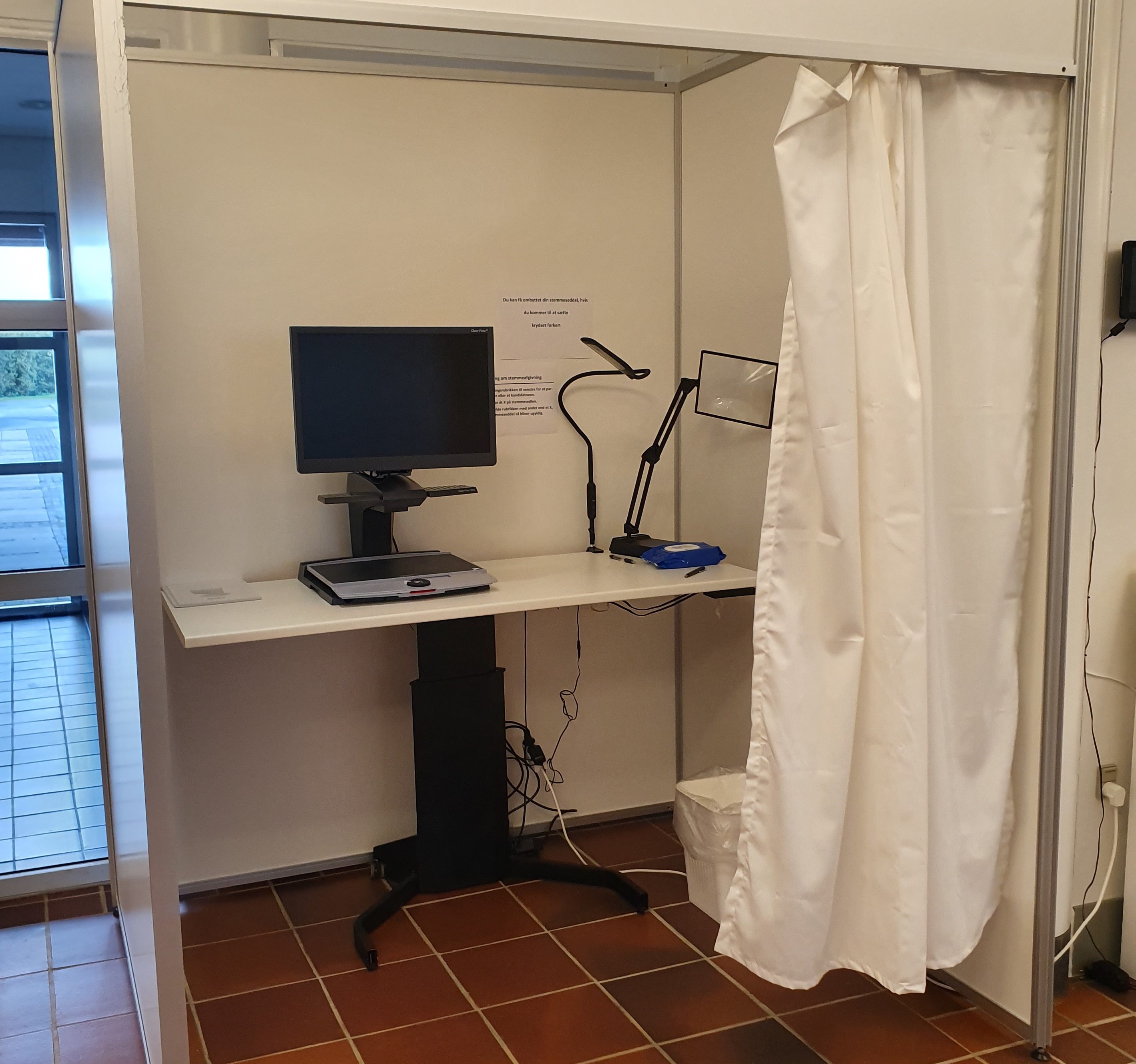 Stemmeboks på Rådhuset i Aabybro