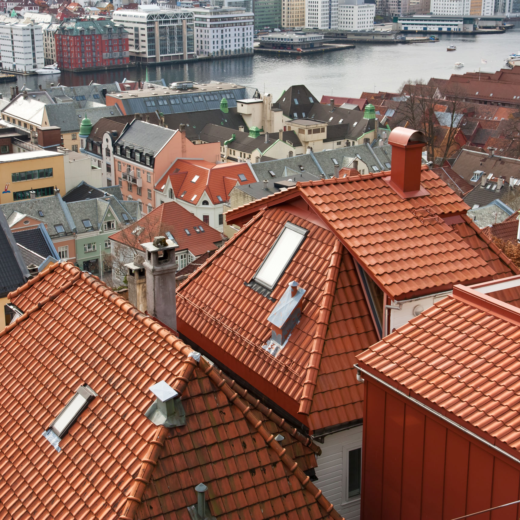 byens tage udsigt