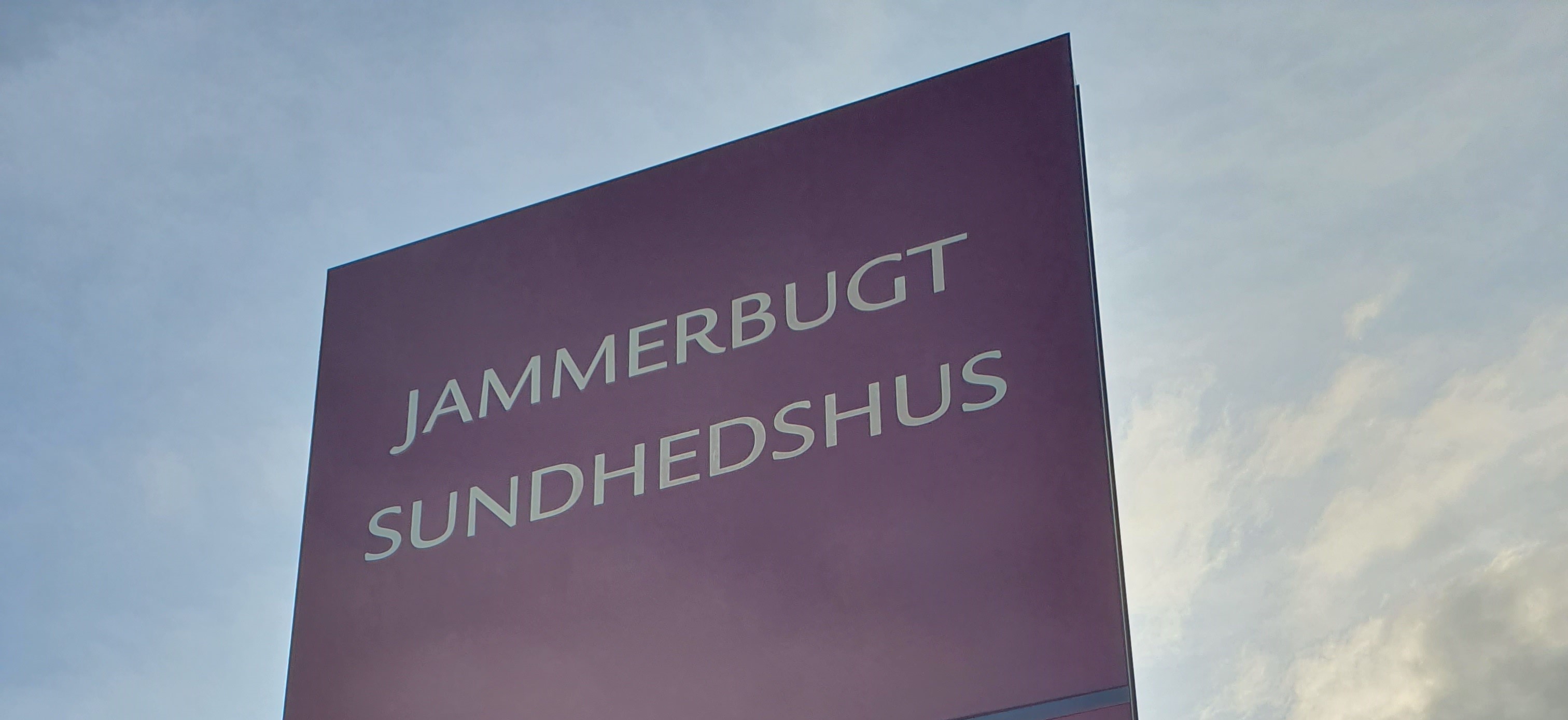 Skilt Jammerbugt Sundhedshus