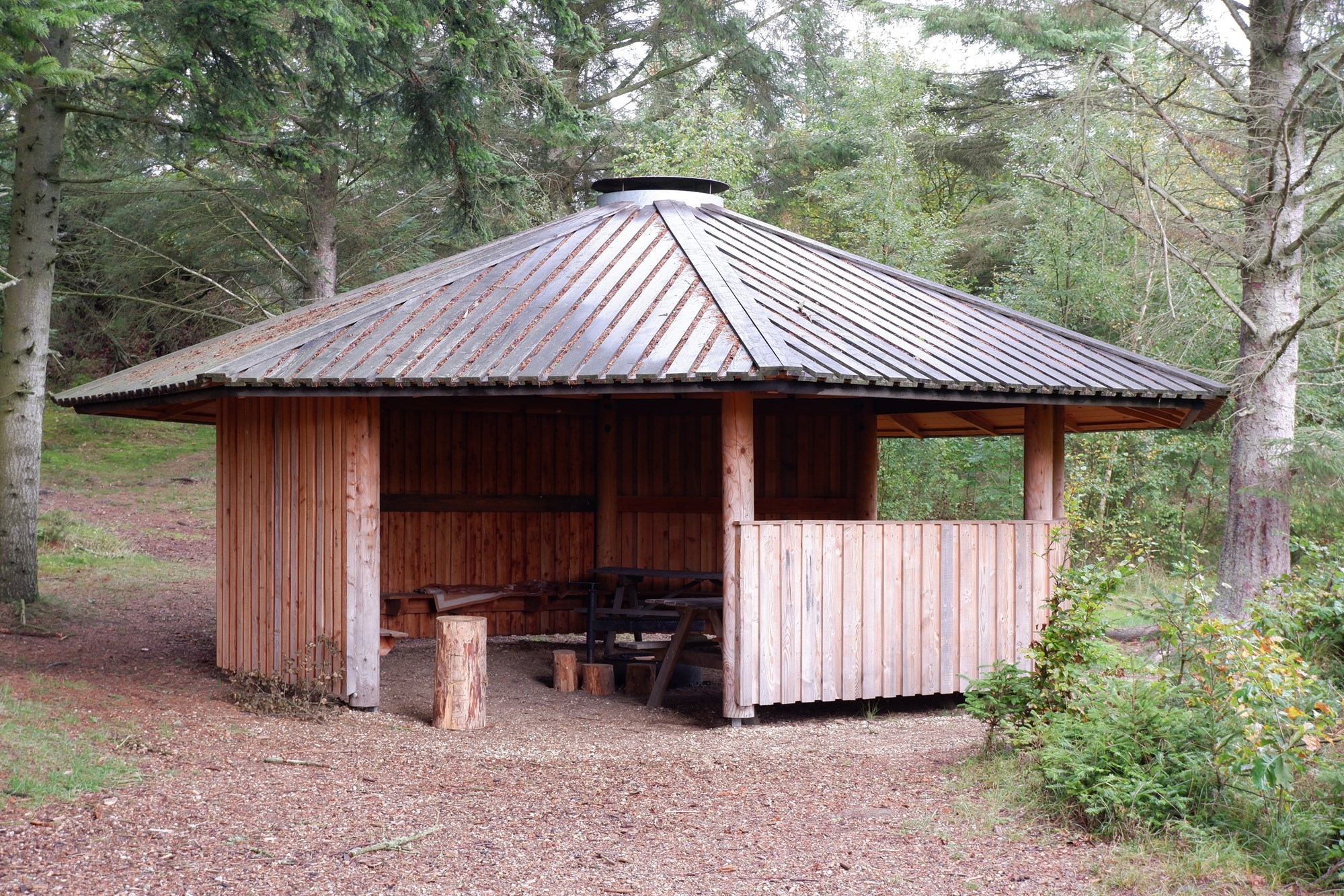 Slettestrand Trailhead hytte udefra