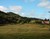 Hus i natur ved bakke og skov