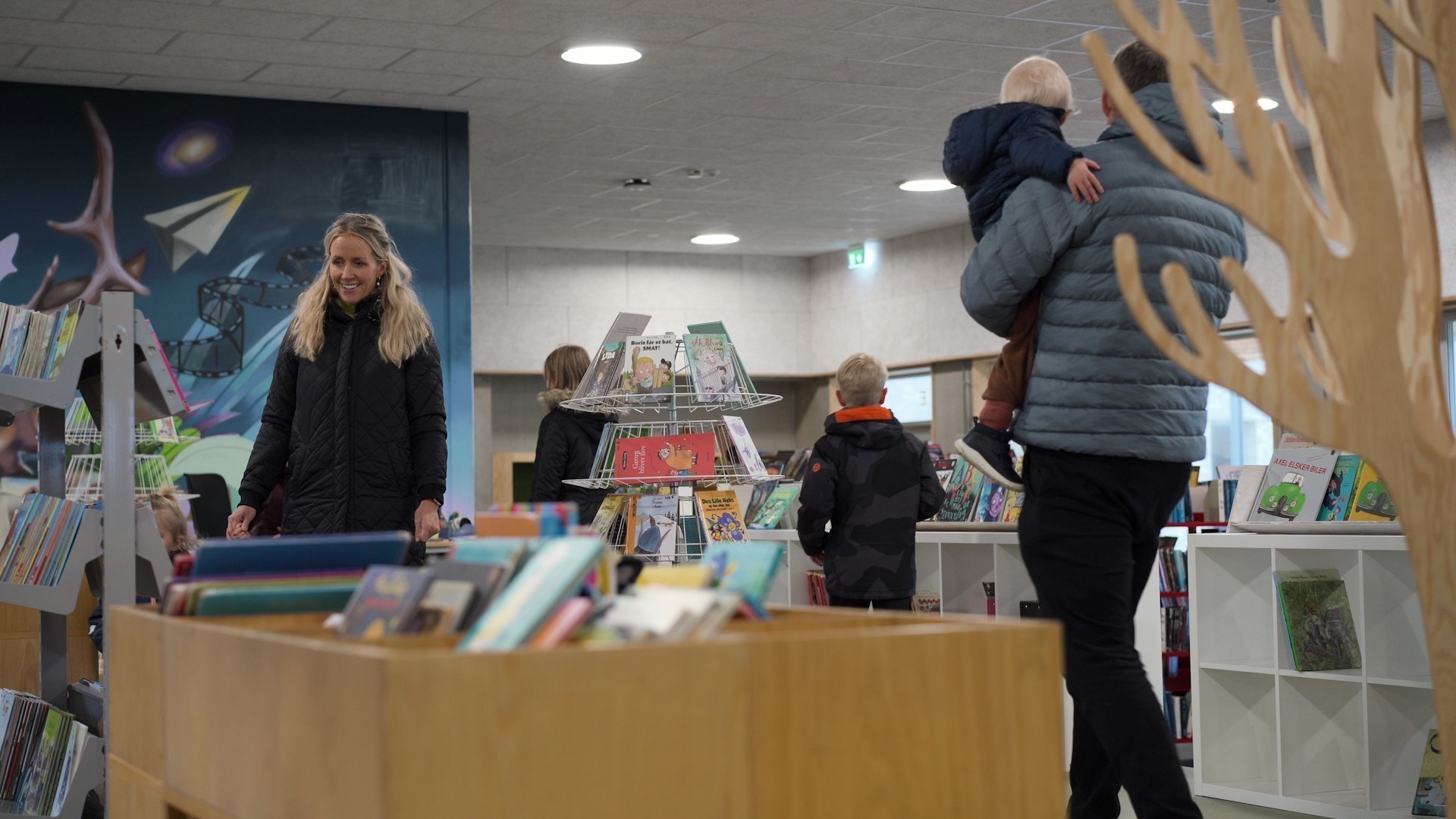 Familie på Skolecenter Jetsmark