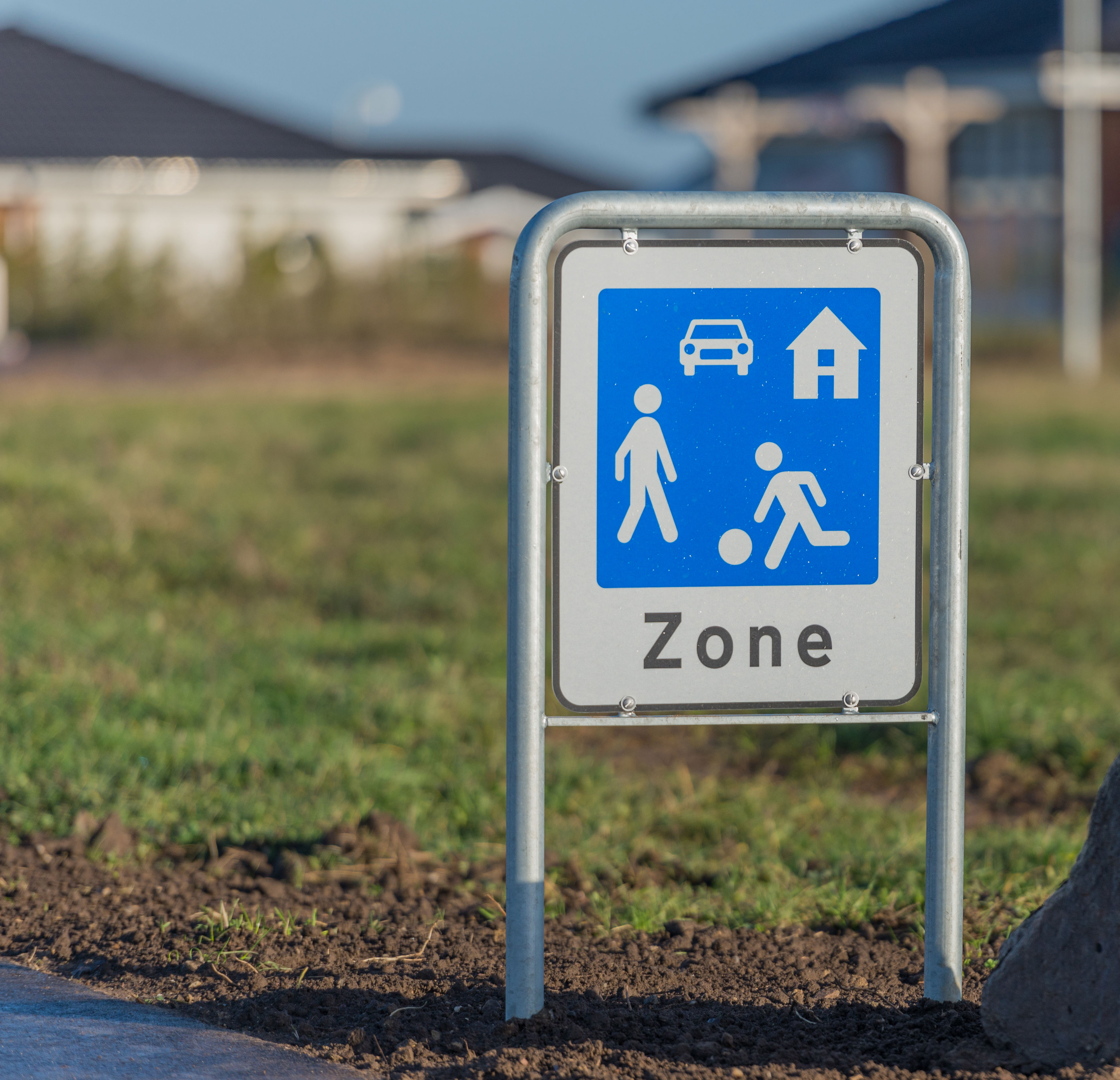 Trafik skilt 40 km zone