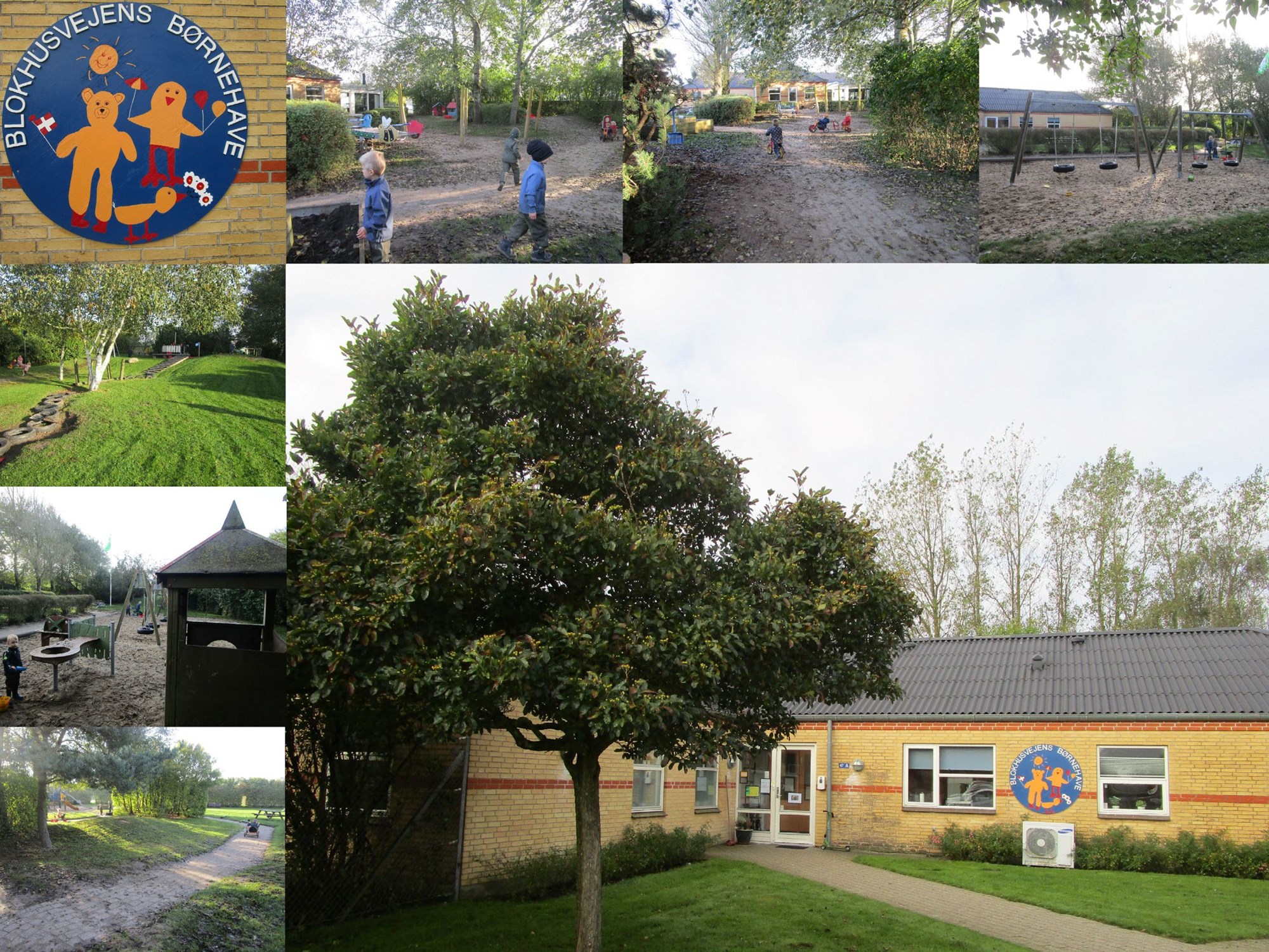 Collage af Blokhusvejens Børnehave