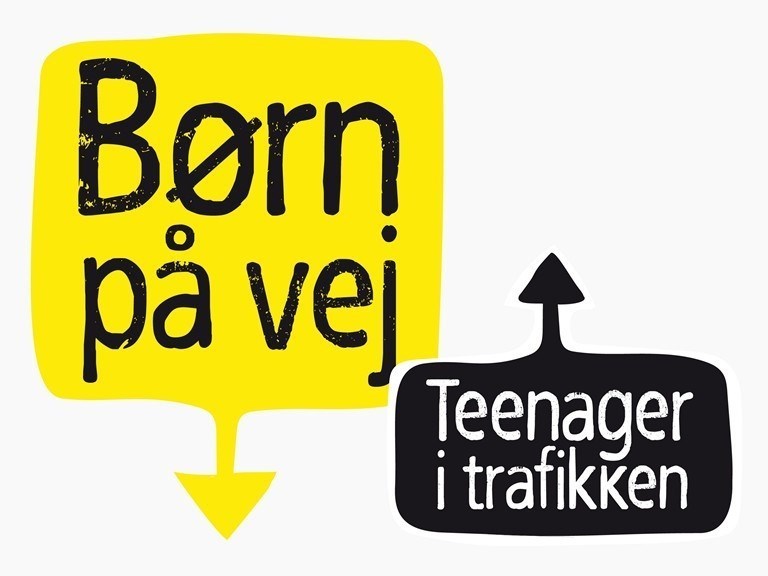 Tekst: Børn på vej. Tekst: Teenager i trafikken