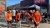 Løbere på Pandrup torv ved genstartsfestival
