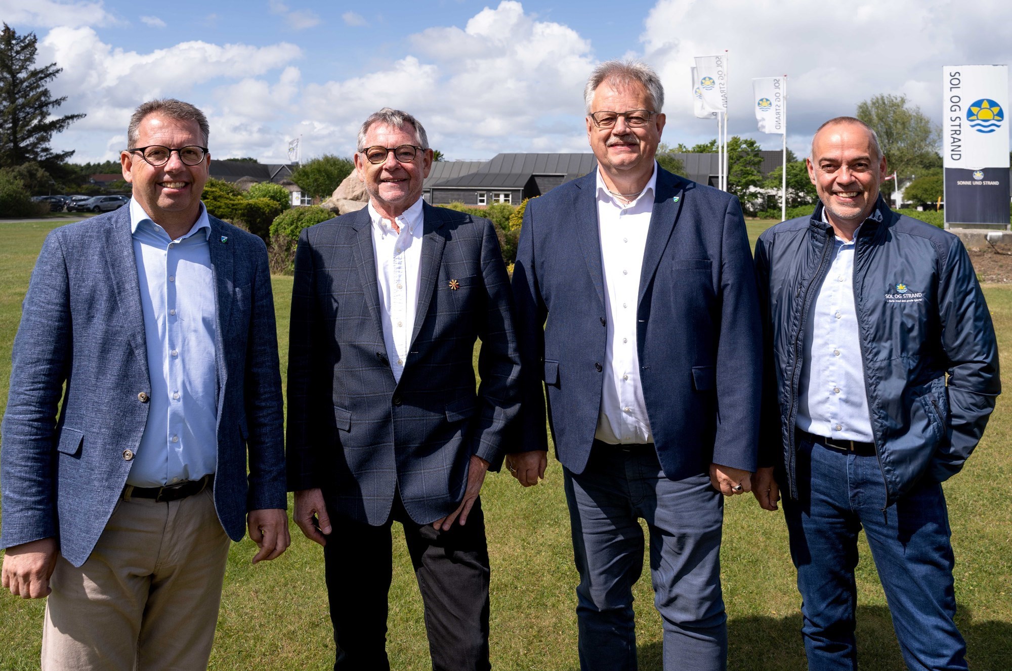 Christian Hem, Jens Stadum, Mogens Gade og Per Dam