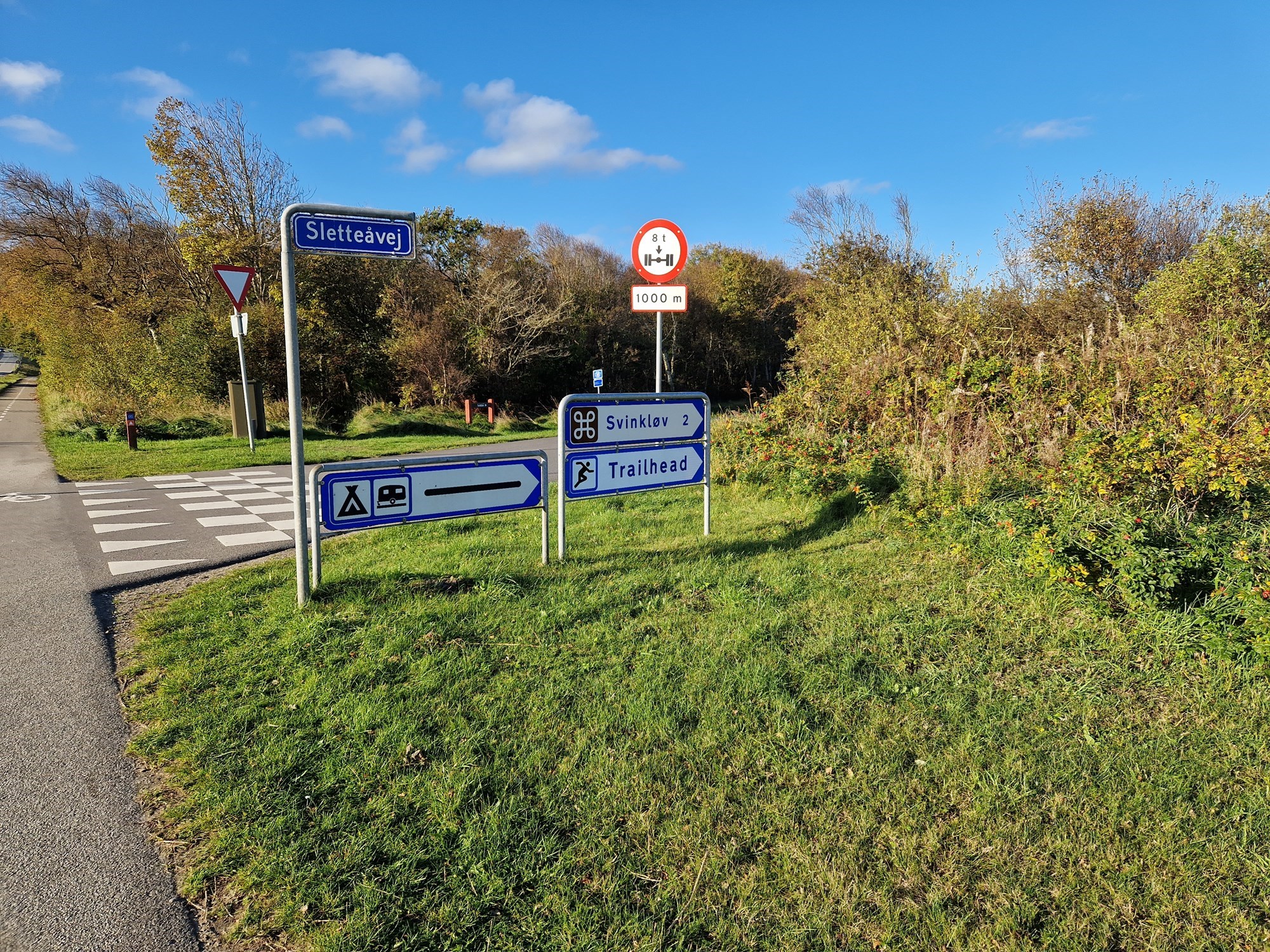 Skilt Til Svinkløv Fra Slettestrand
