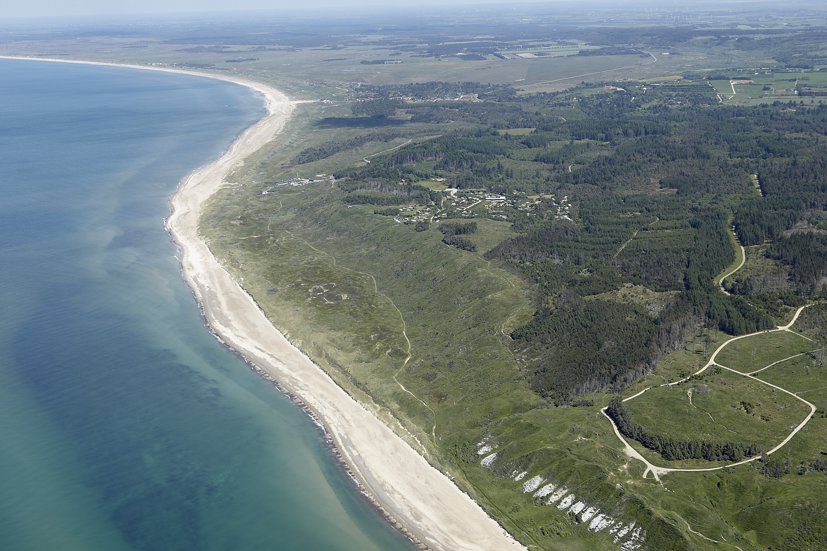 Jammerbugtens kystlinje ved Svinkløv