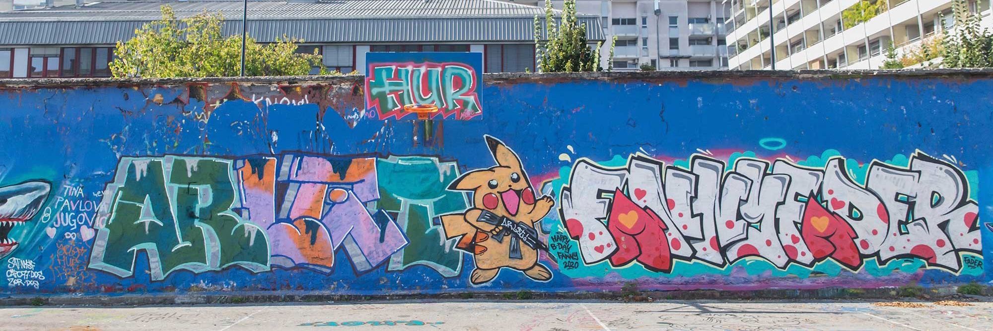 graffiti på mur