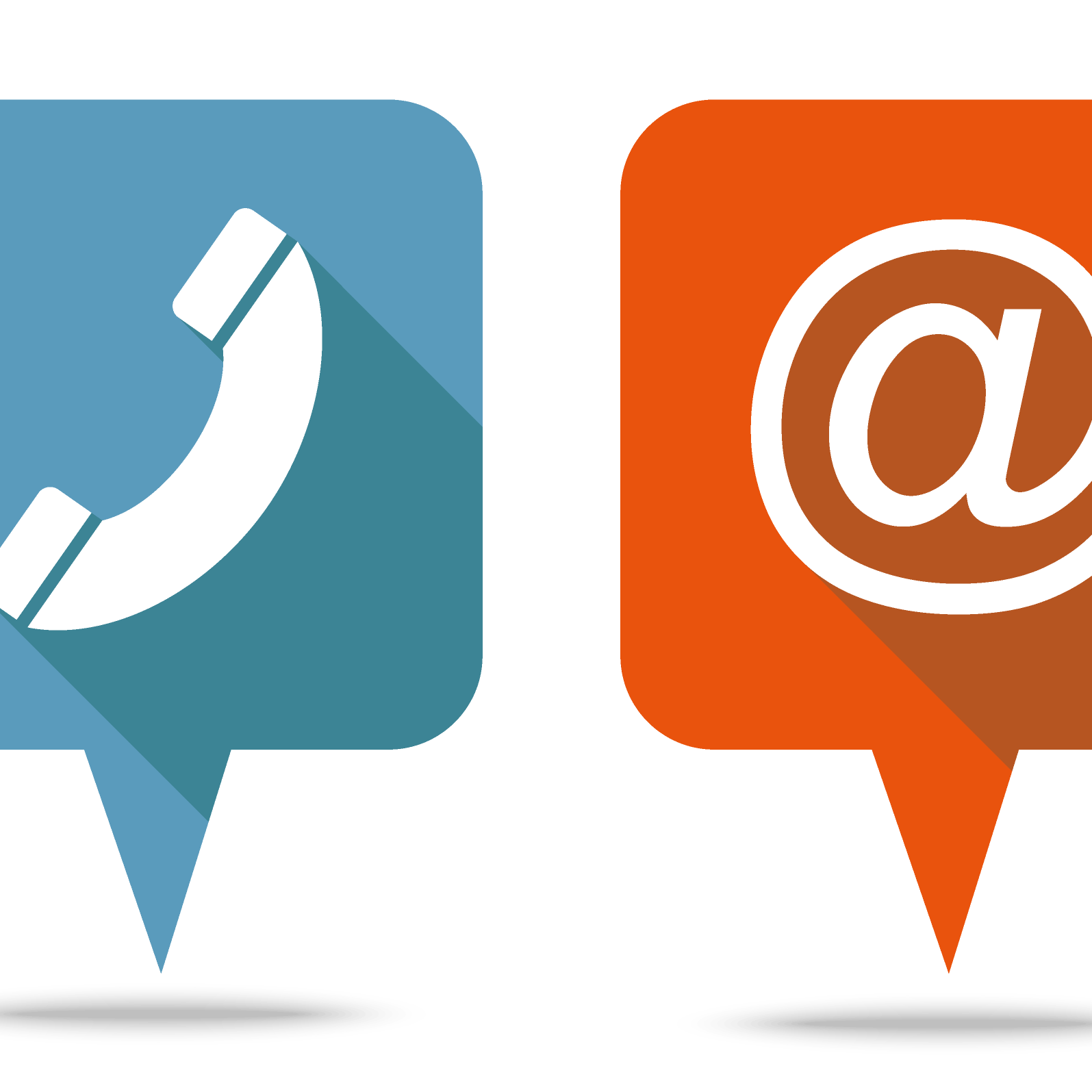 grafik logo telefon og mail