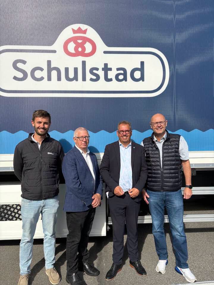 Borgmester Christian Hem på besøg hos Schulstad i Pandrup
