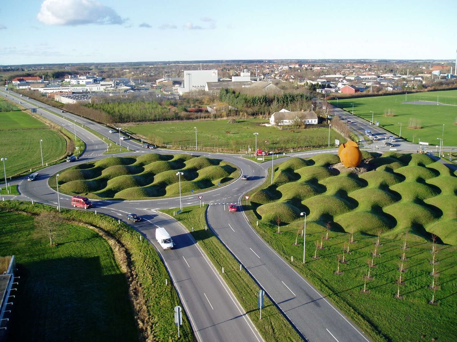 Rundkørsel ved Aabybro