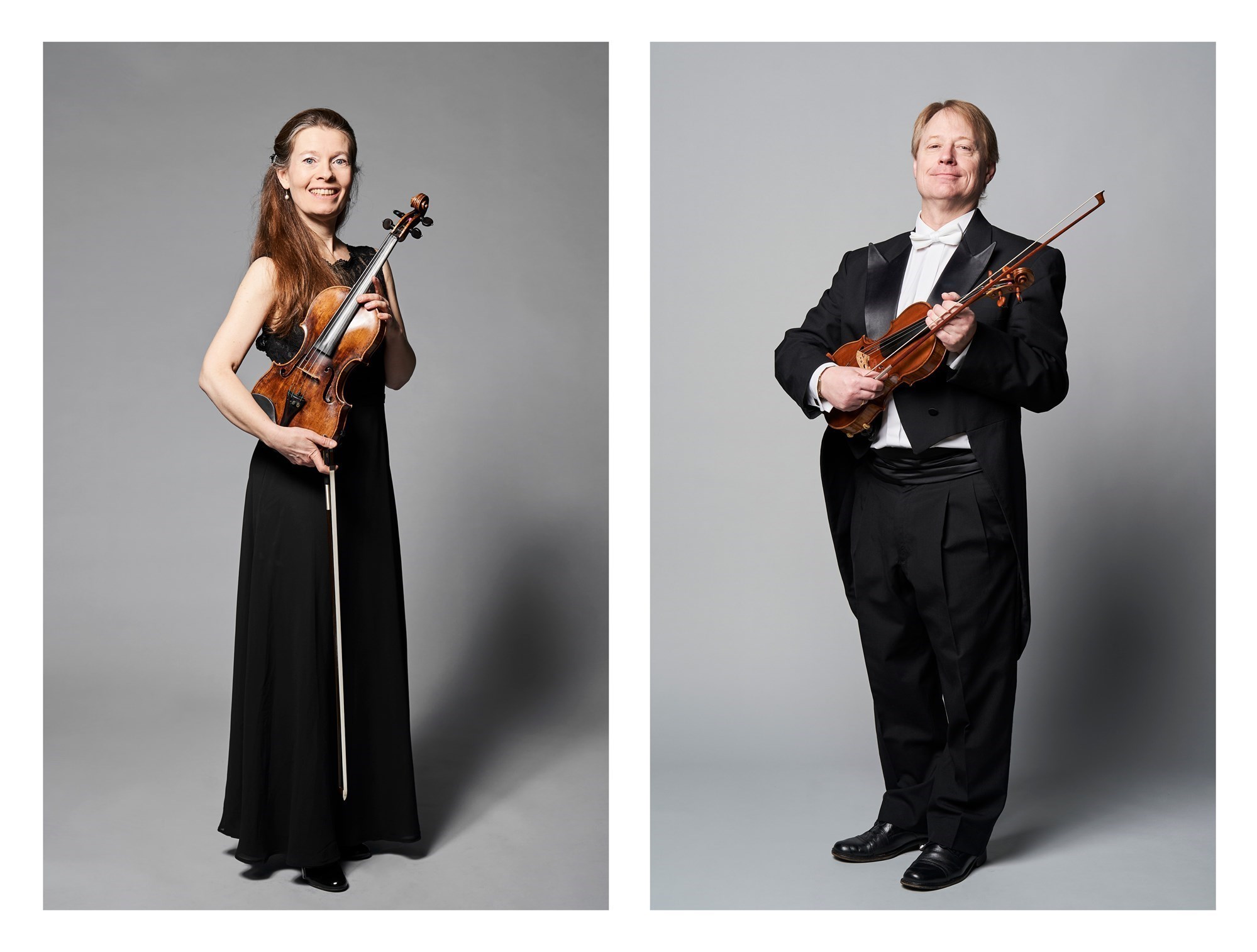 Mark Cherry (violin) og Jette Rosendal (violin)