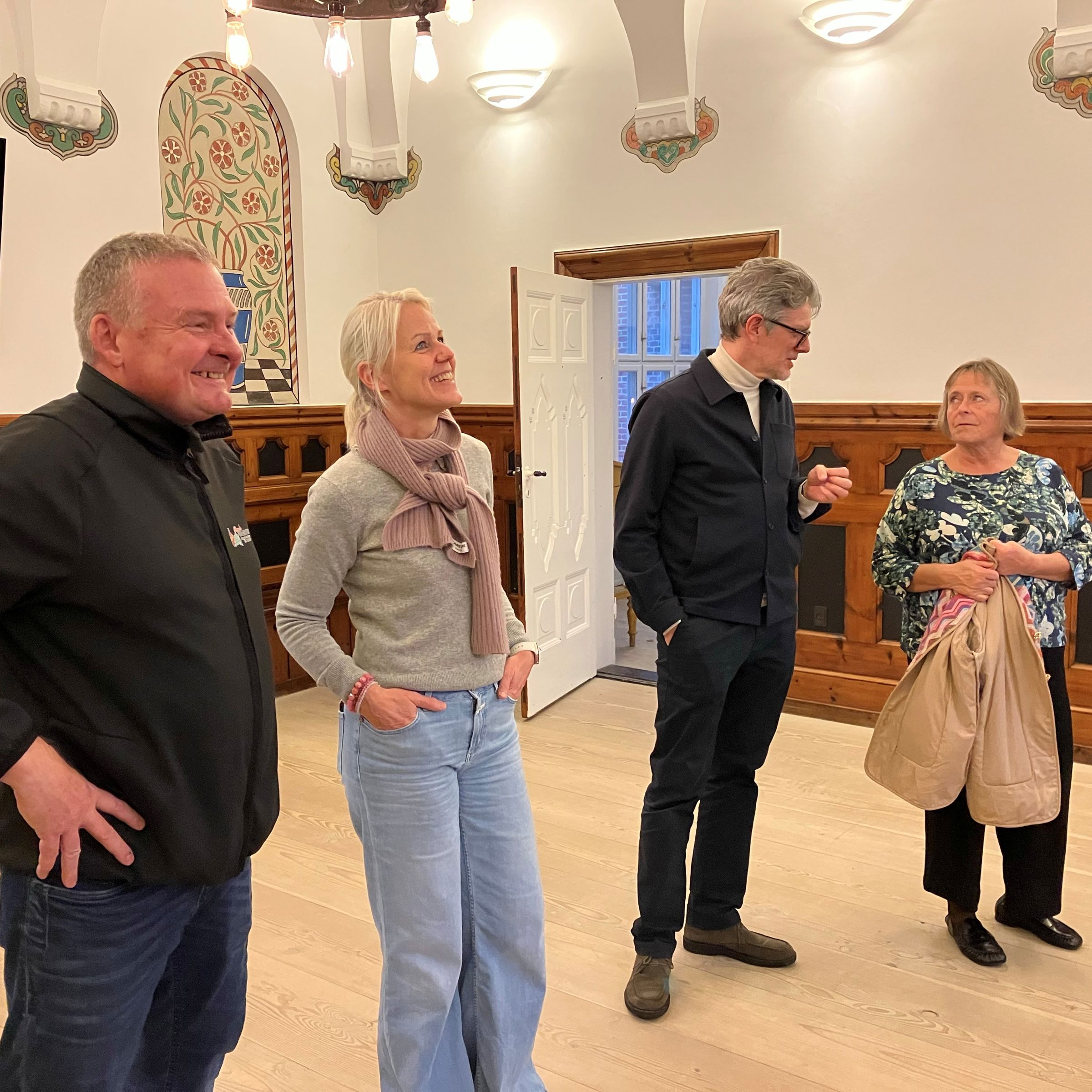 Rene Hjørnet Jensen fra Kulturforeningen Tinghuset fortalte gode historier om Tinghuset som arresthus