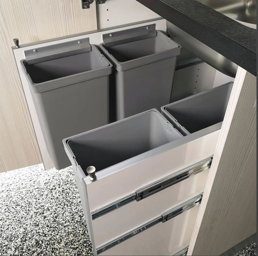 Sortering i spande under vask