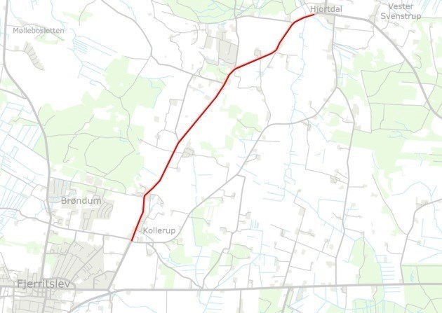 Cykelsti Hjortdalvej