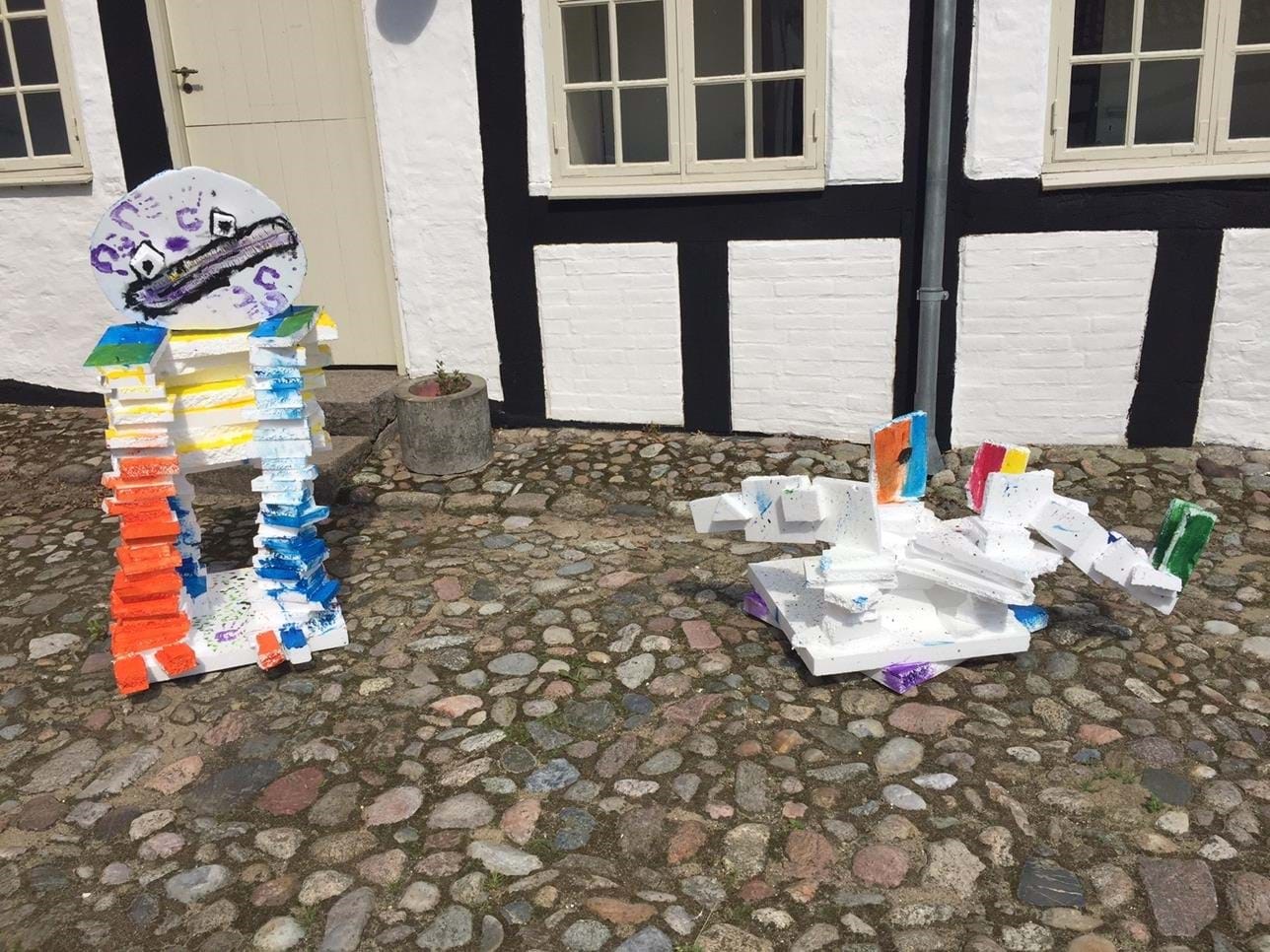 Udstilling af kunstværker