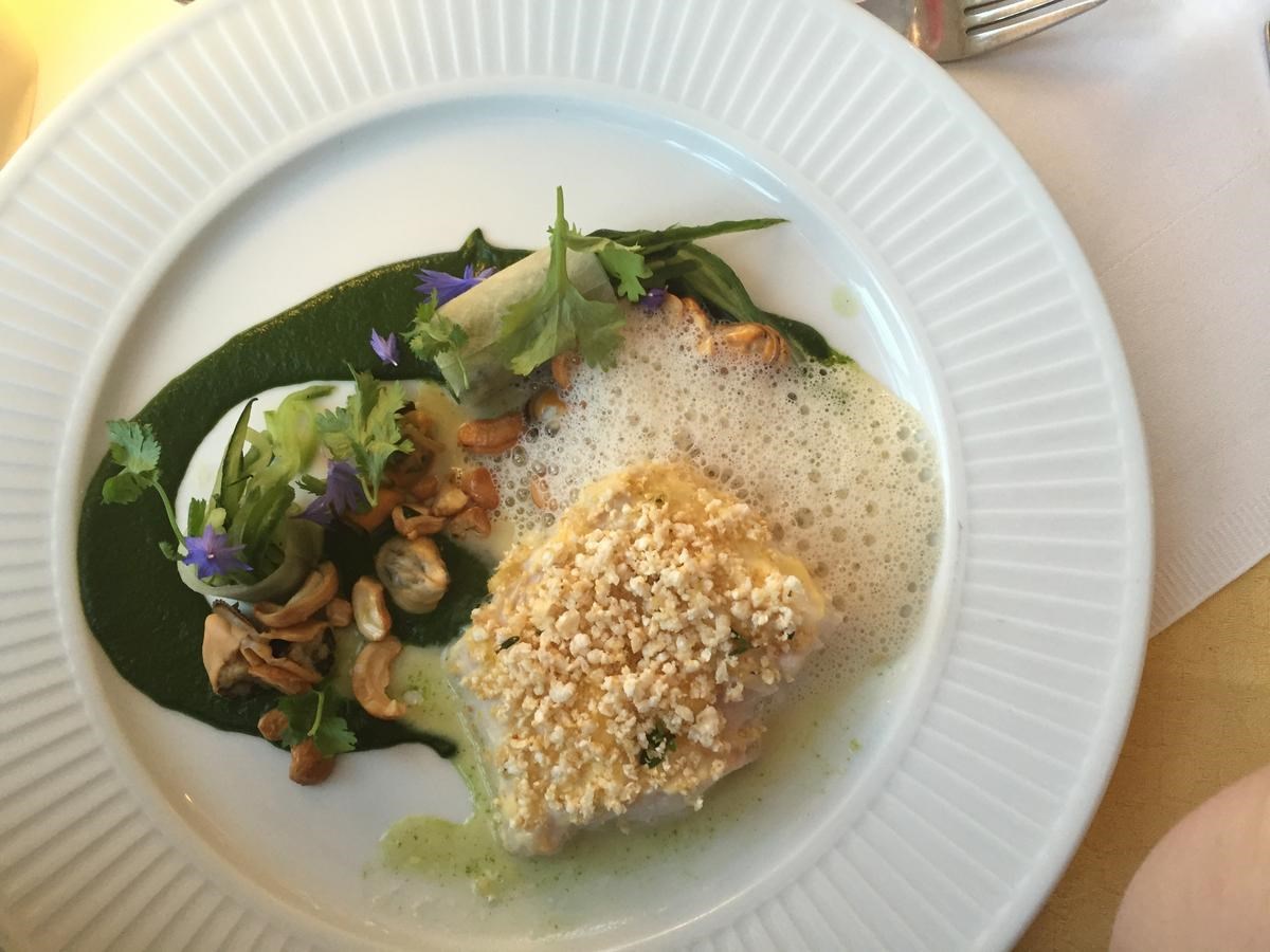 Indbydende gourmet anretning