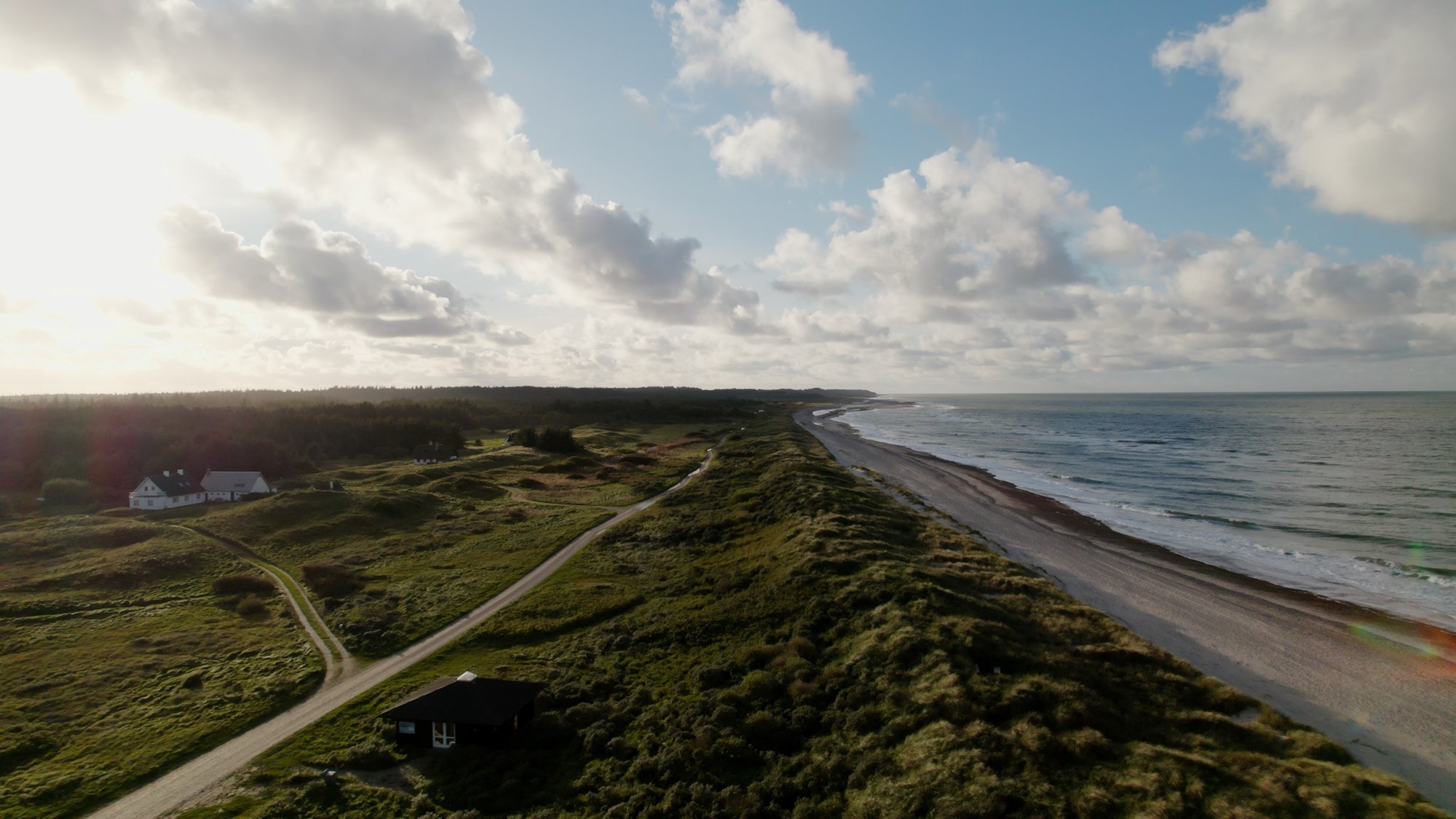 Dronefoto af Jammerbugten