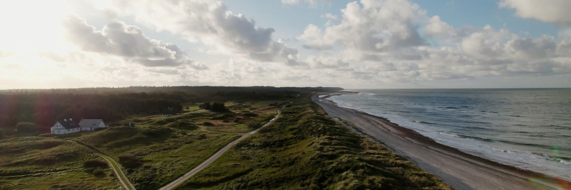 Dronefoto af Jammerbugten